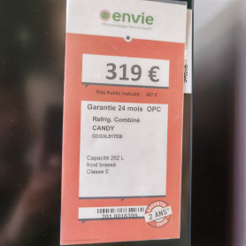 Refrig. Combiné CANDY CCG3L517EB