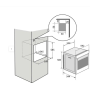 Four BRANDT JAMAIS  SERVI pyrolyse BOP2432B