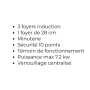 Plaque INDUCTION jamais  servi  BRANDT BPI6364B