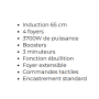 Plaque INDUCTION jamais  servi  DE DIETRICH DTI1043B